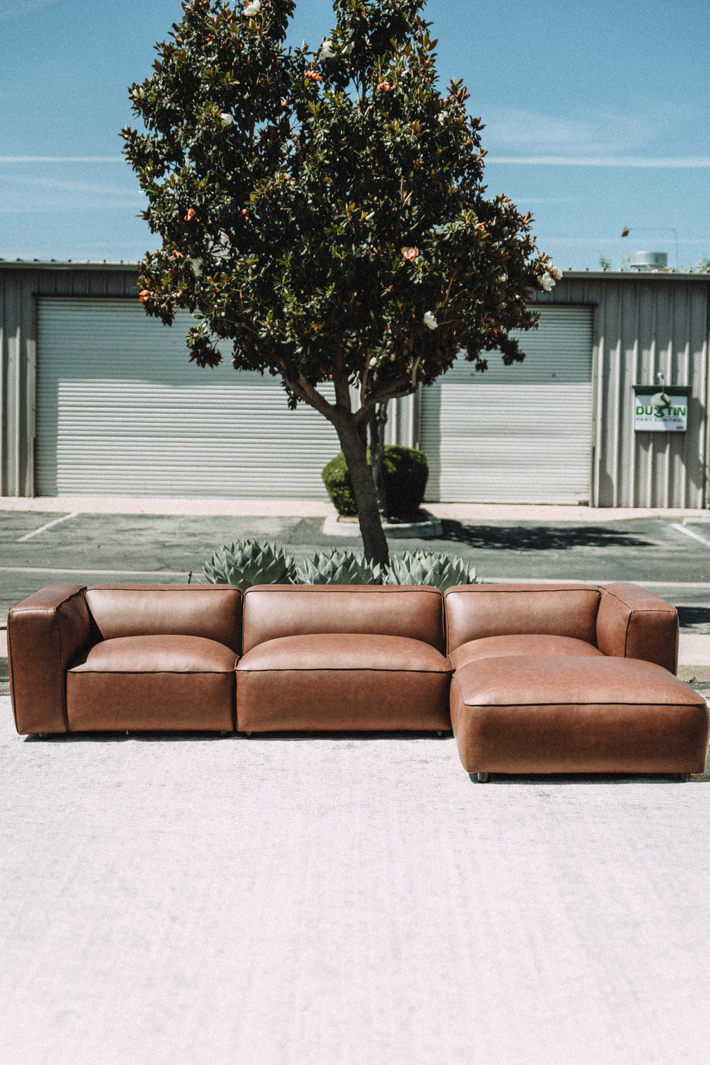 Modway Auren Vegan Leather Modular 4PC Sectional