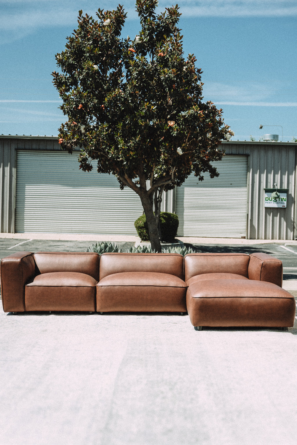 Modway Auren Vegan Leather Modular 4PC Sectional