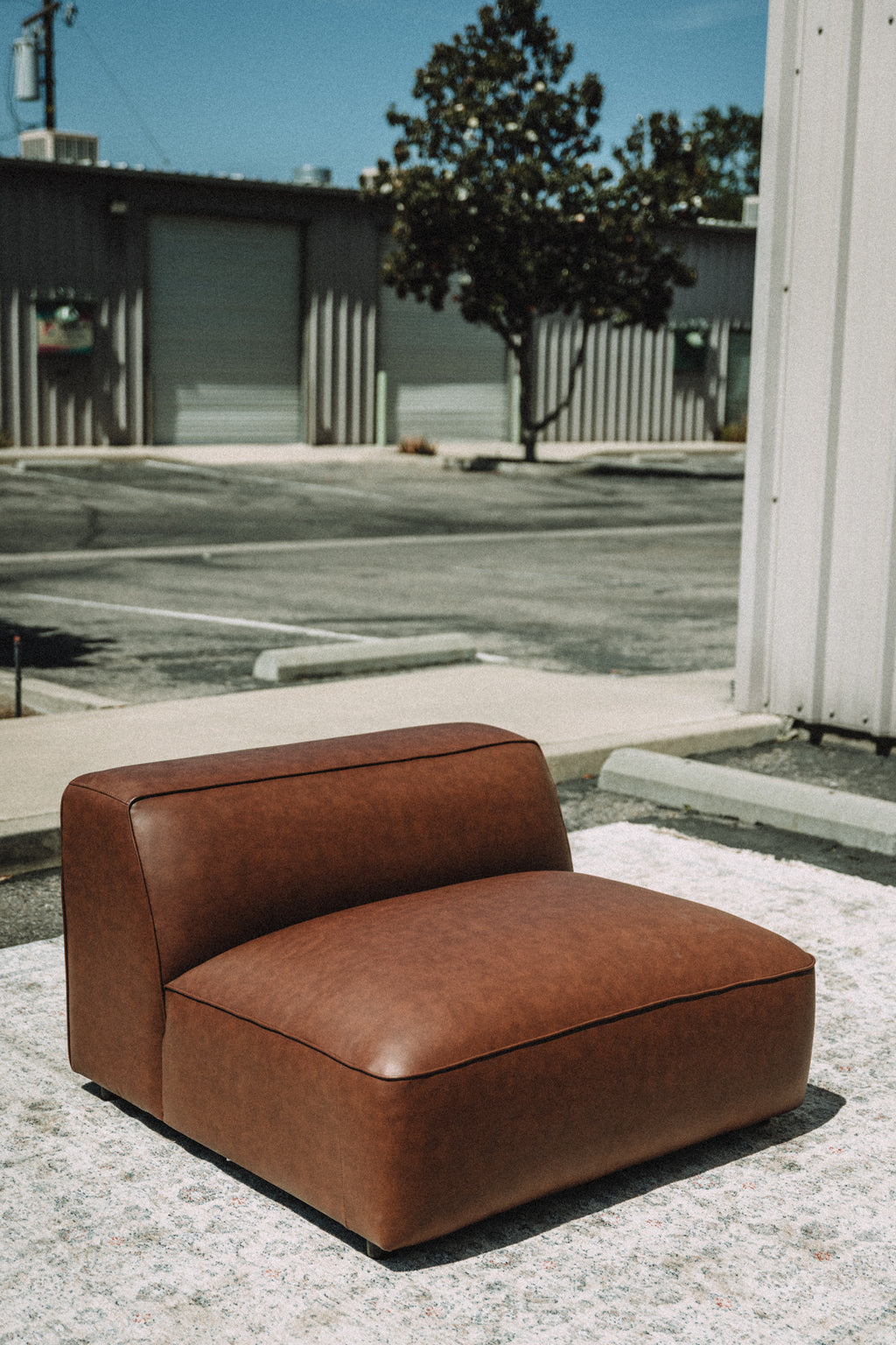 Modway Auren Vegan Leather Armless Chair
