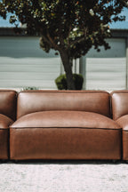 Modway Auren Vegan Leather Modular Loveseat