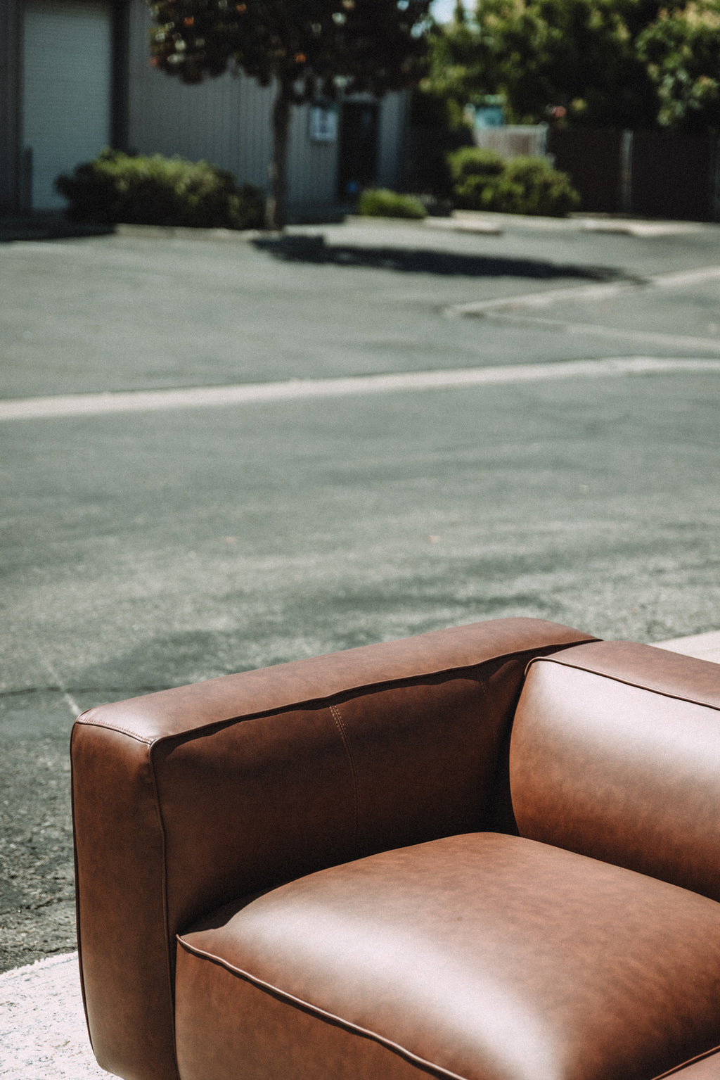 Modway Auren Vegan Leather Modular 3PC Sofa