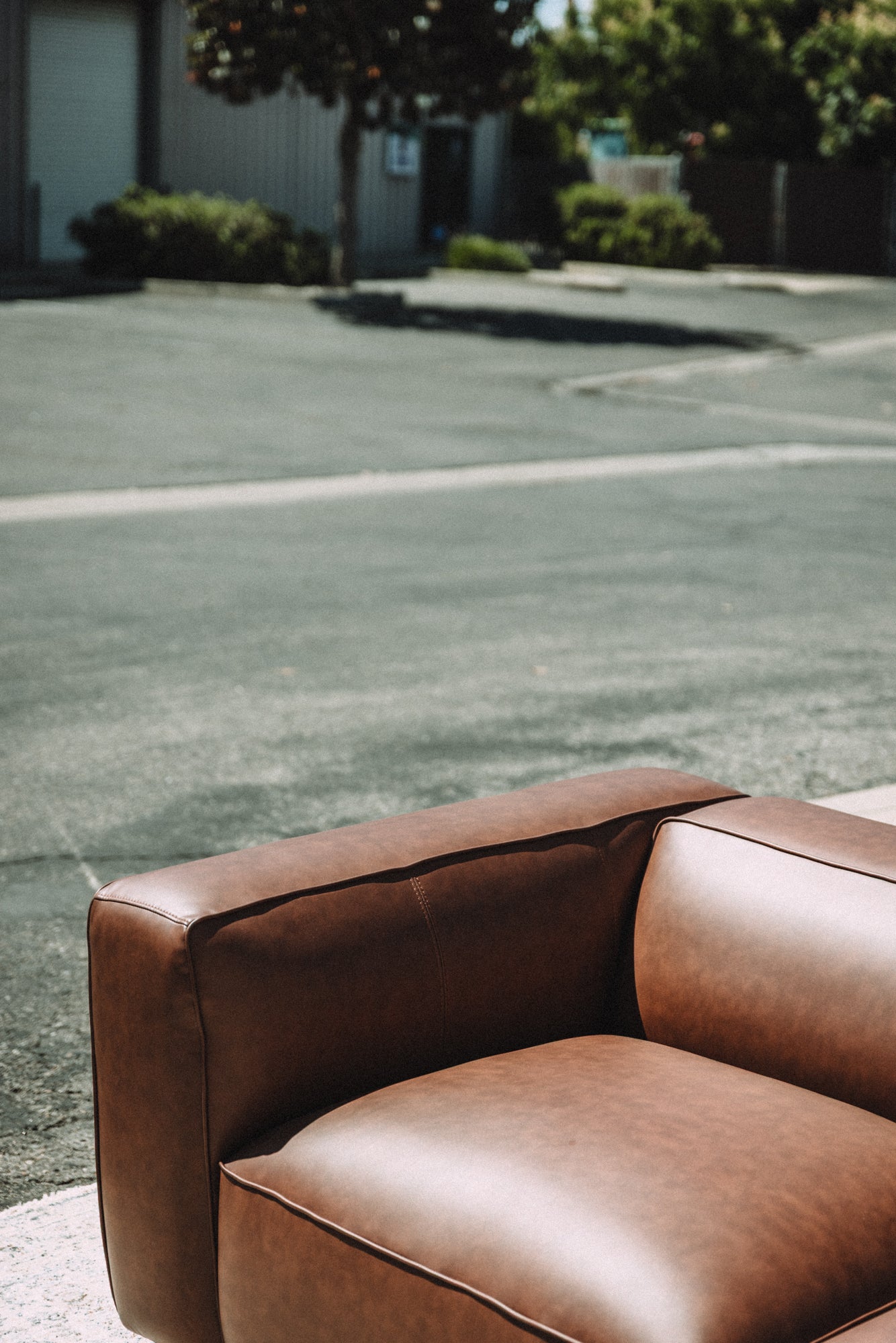 Modway Auren Vegan Leather Modular 3PC Sofa