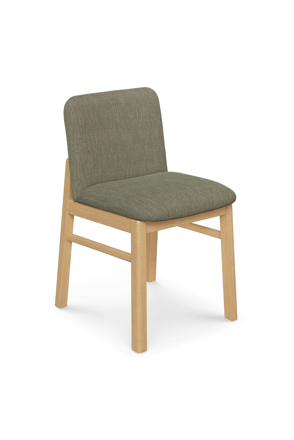 (Set of 6) Mikkel Dining Chairs - White Oak and Algonquin Green
