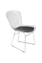 (Set of 2) Aiotreb Chrome Wire Chairs