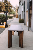 Sundays 3 Seater Frame Bench - American Walnut