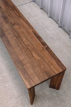 Sundays 3 Seater Frame Bench - American Walnut