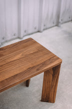 Sundays 3 Seater Frame Bench - American Walnut