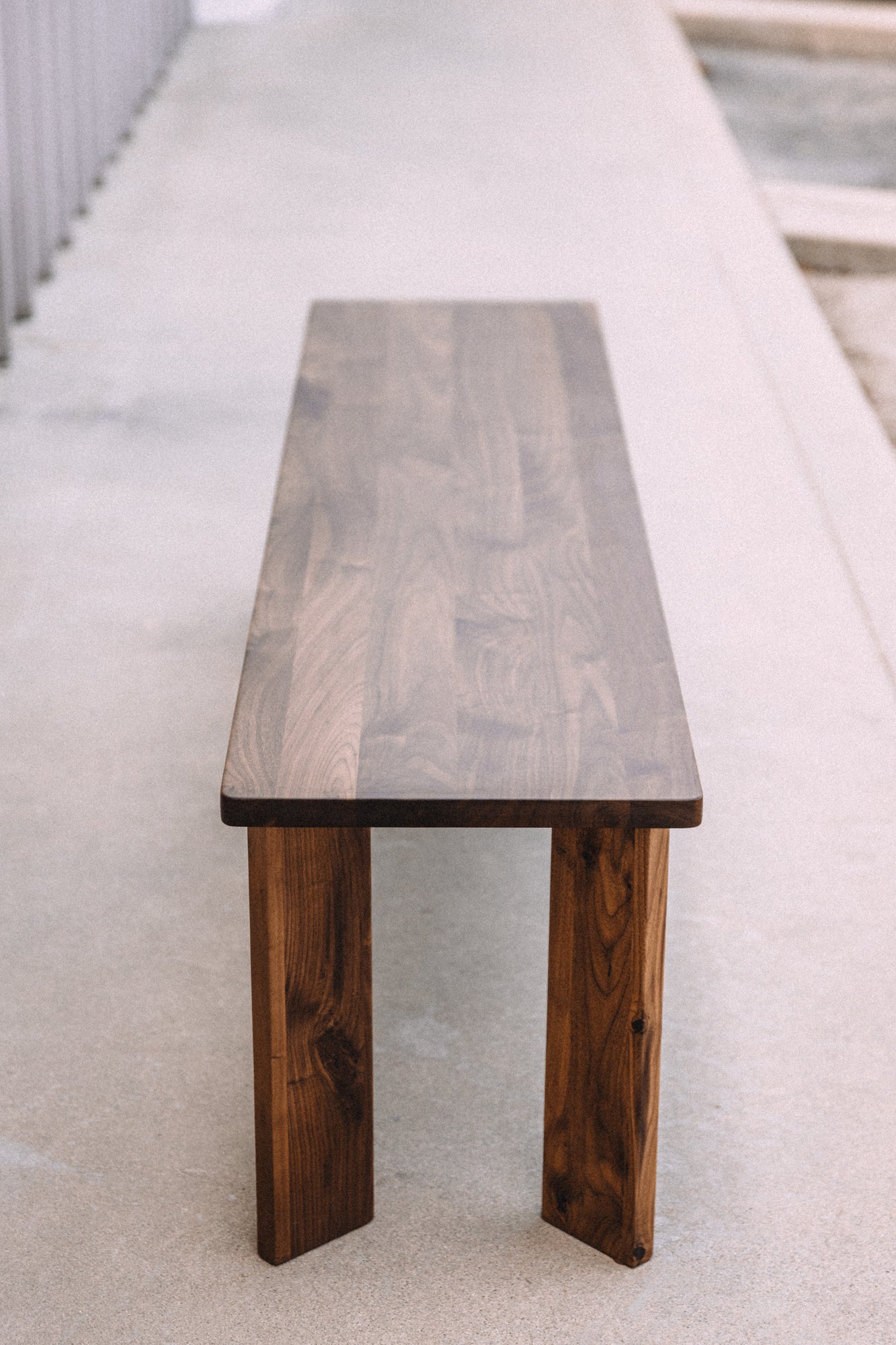 Sundays 3 Seater Frame Bench - American Walnut