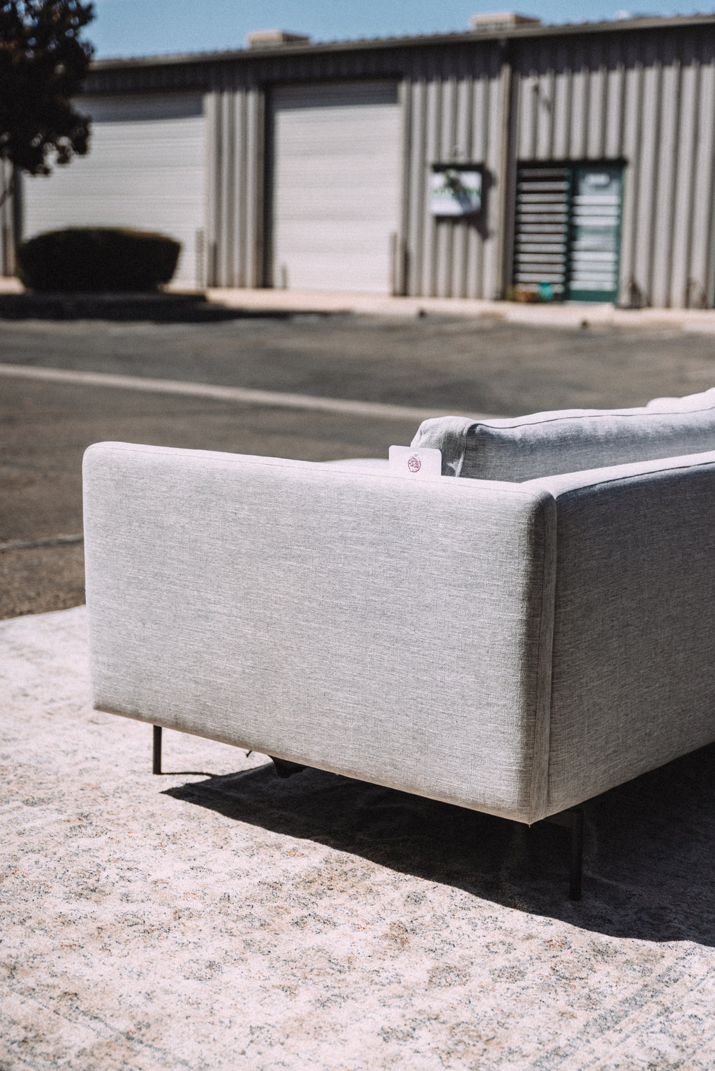 Tux 83" Down Feather Filled Sofa + Ottoman