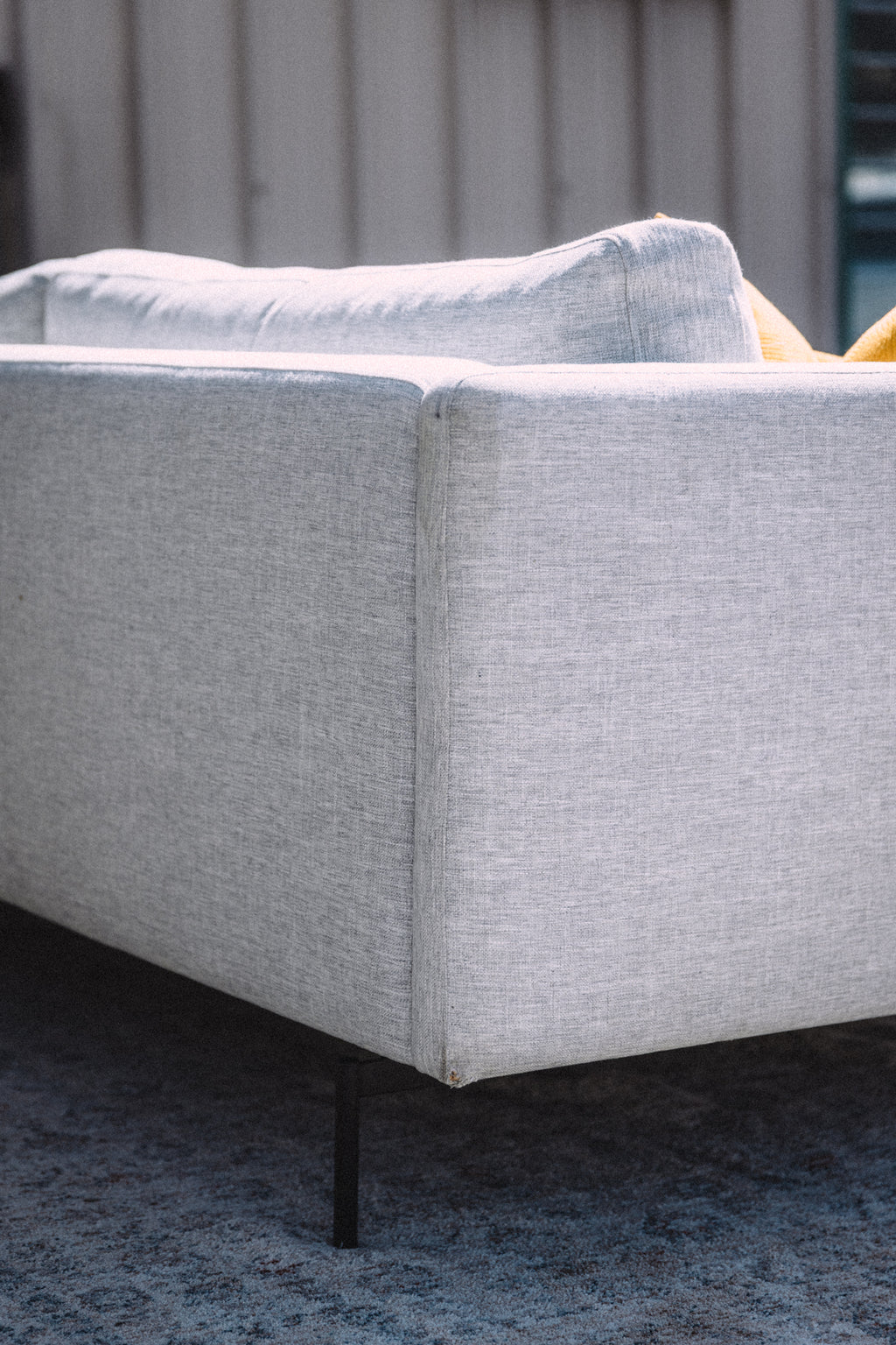 Tux 83" Down Feather Filled Sofa + Ottoman