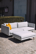 Tux 83" Down Feather Filled Sofa + Ottoman