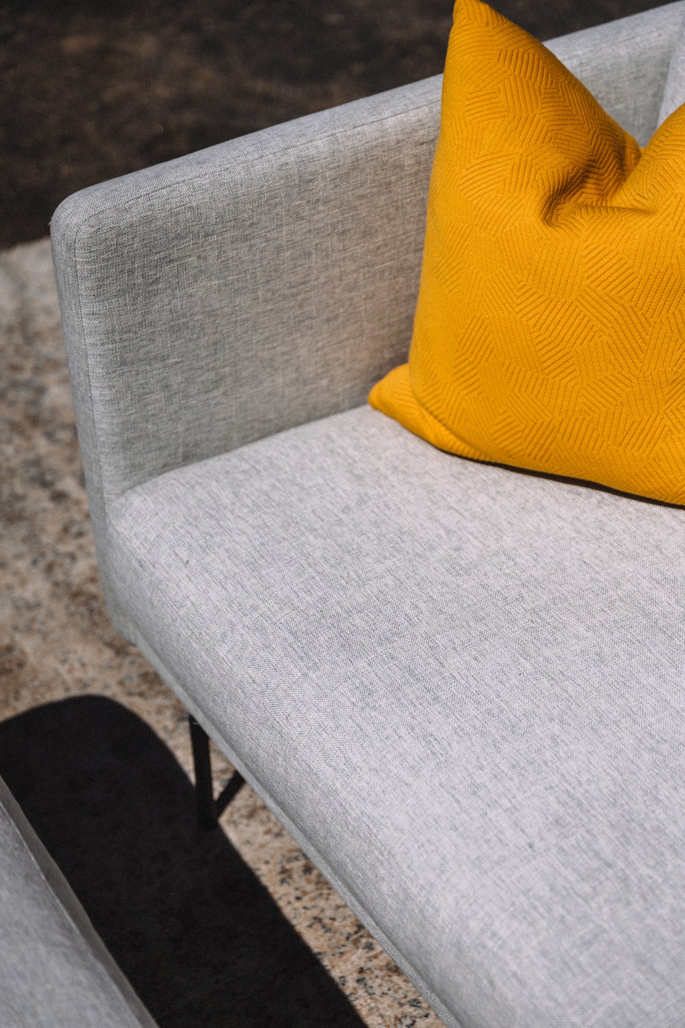 Tux 83" Down Feather Filled Sofa + Ottoman