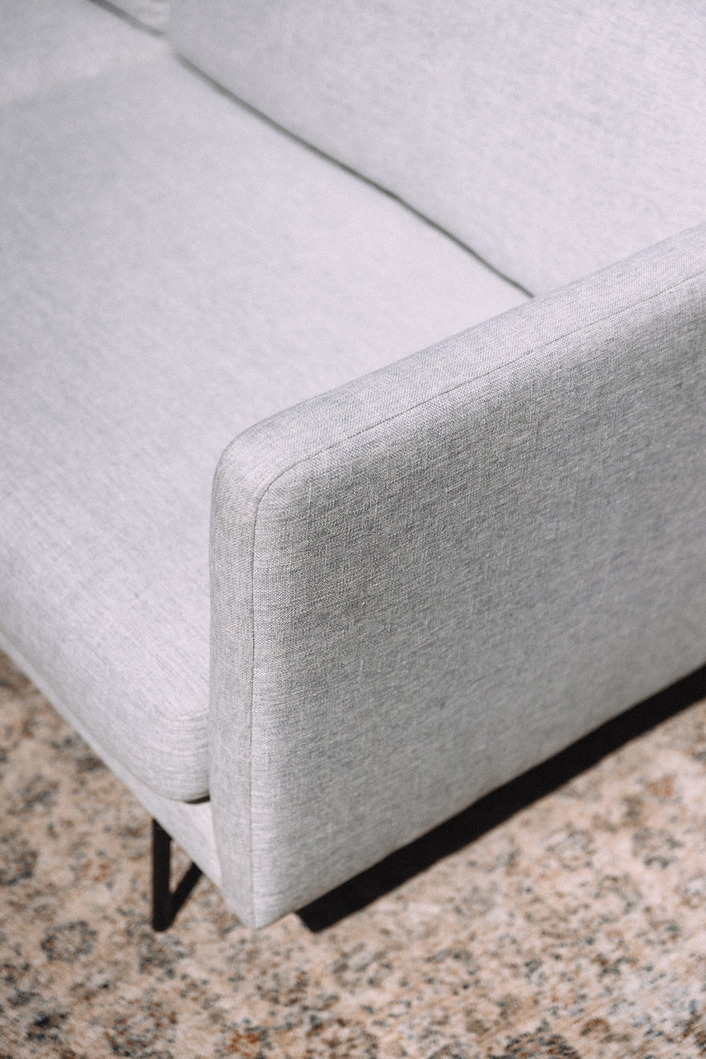Tux 83" Down Feather Filled Sofa + Ottoman