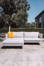 Tux 83" Down Feather Filled Sofa + Ottoman