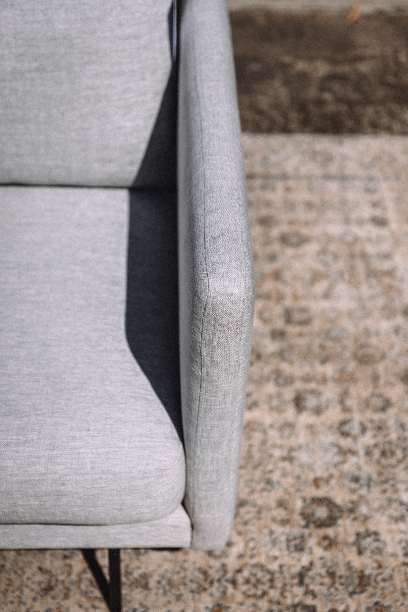 Tux 83" Down Feather Filled Sofa + Ottoman