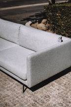 Tux 83" Down Feather Filled Sofa + Ottoman
