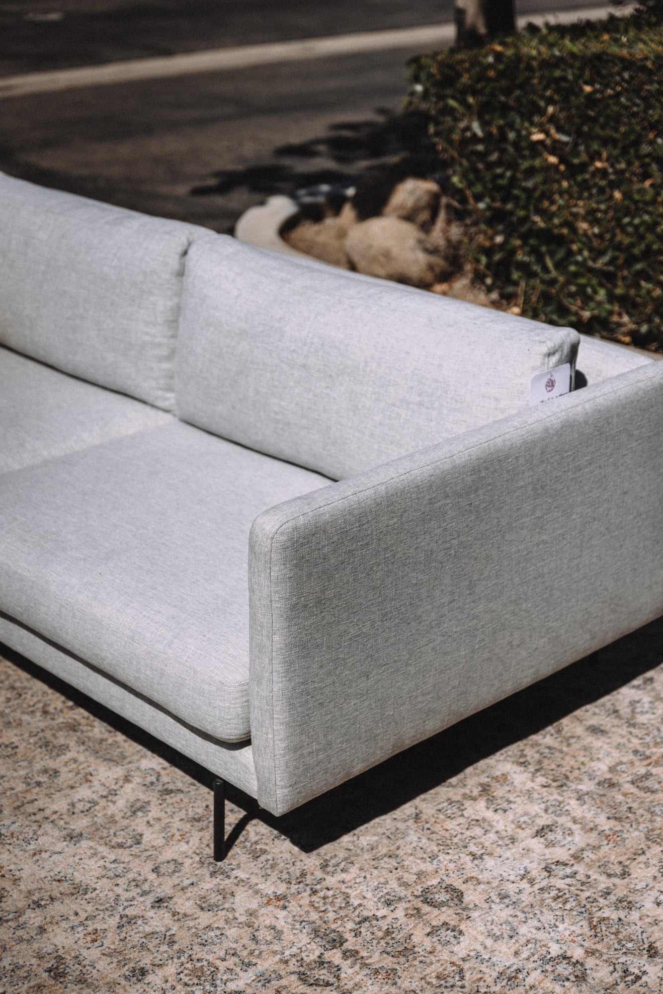 Tux 83" Down Feather Filled Sofa + Ottoman