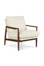 Article Bavel 28.5" Lounge Chair - Walnut and Field Ivory