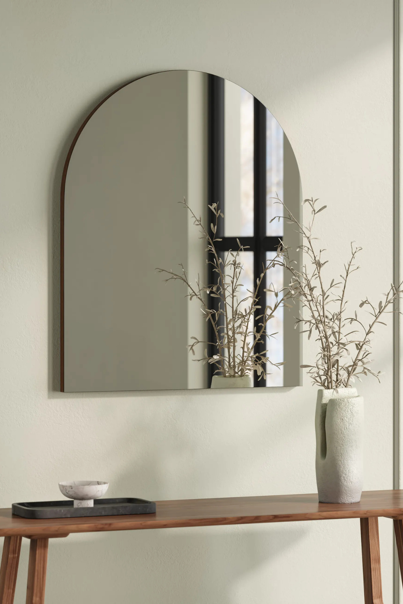 Article Williams Wall Mirror - Walnut