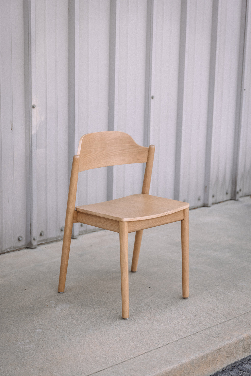 Article Sylvo Stackable Dining Chair - White Oak (Set of 6)