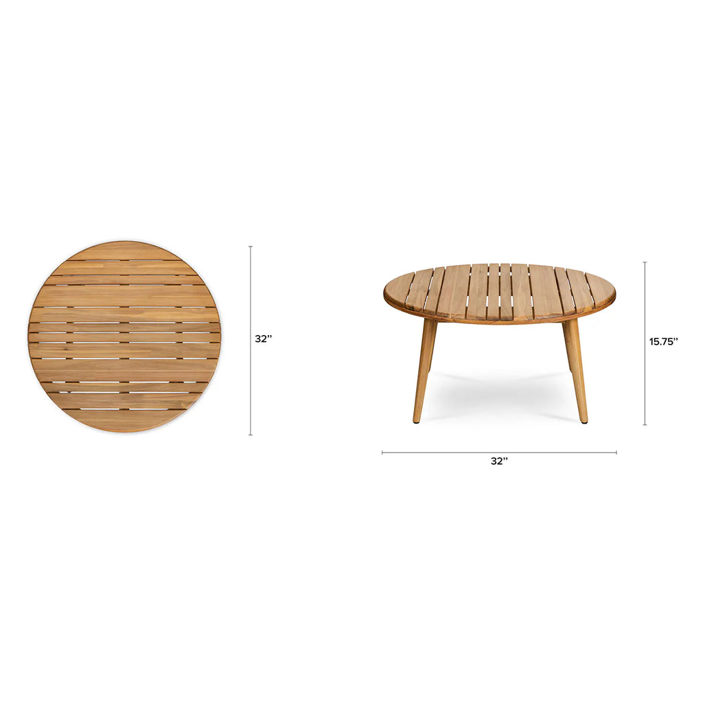 Article Aubyn 32" Outdoor Coffee Table - Acacia