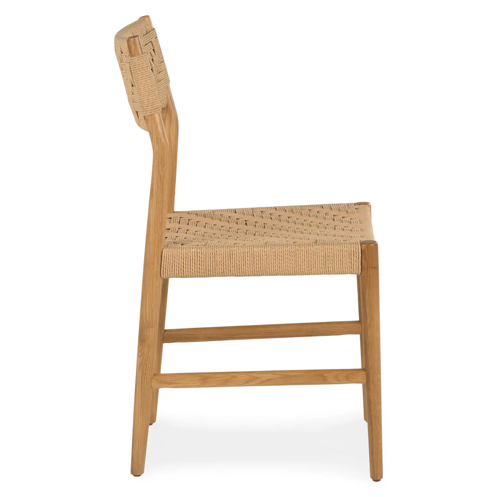 Wosla Corded Dining Chair - Oak/Danish Cord (Set of 2)