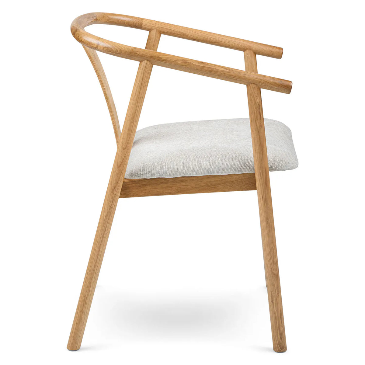 Fonra Dining Chair - Oak And Santolina Gray (Set of 2)