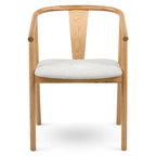 Fonra Dining Chair - Oak And Santolina Gray (Set of 2)
