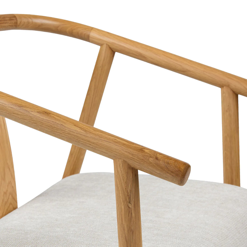 Fonra Dining Chair - Oak And Santolina Gray (Set of 2)