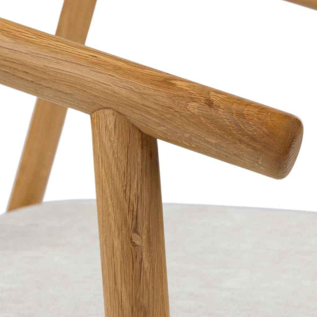 Fonra Dining Chair - Oak And Santolina Gray (Set of 2)