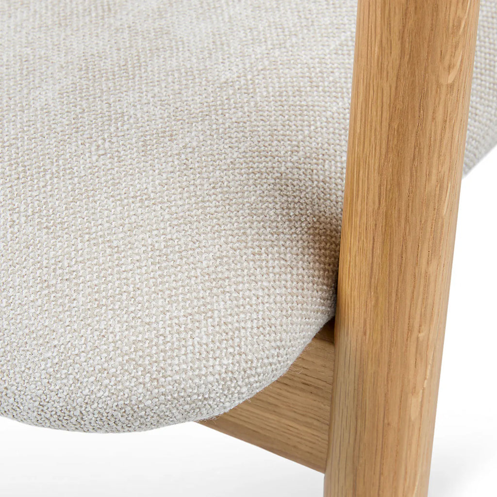 Fonra Dining Chair - Oak And Santolina Gray (Set of 2)