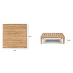 Article Urba 35.5" Outdoor Coffee Table - Acacia