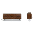 Nera 6-Drawer Low Triple Dresser - Walnut