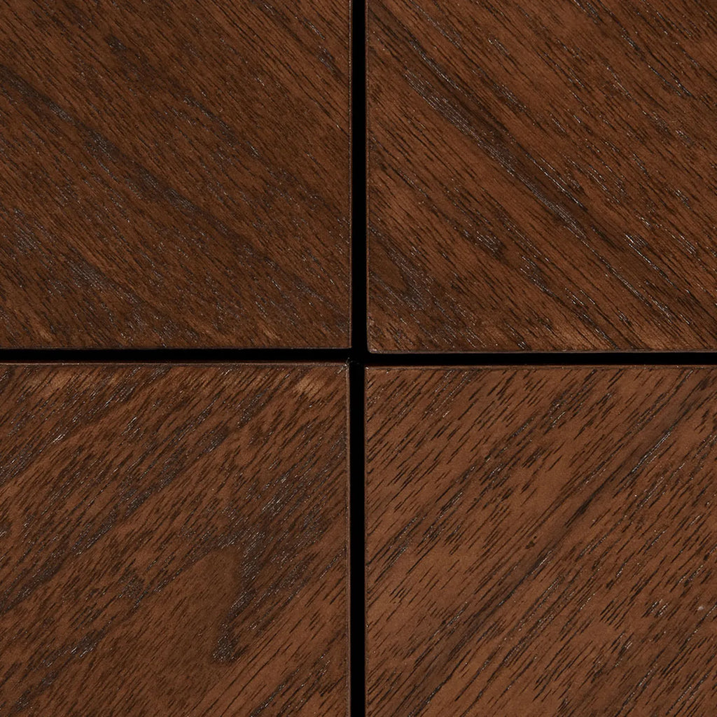 Nera 6-Drawer Low Triple Dresser - Walnut