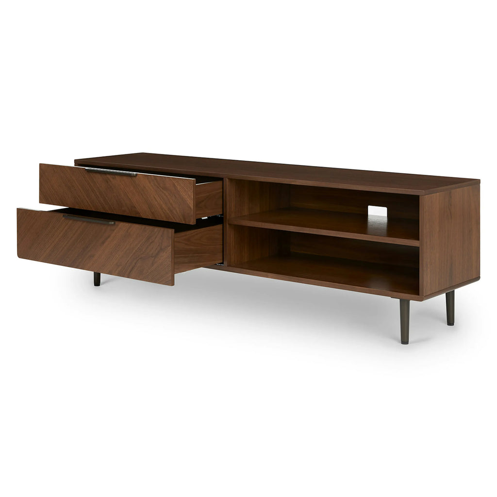 Nera 63" Low Media Unit - Walnut
