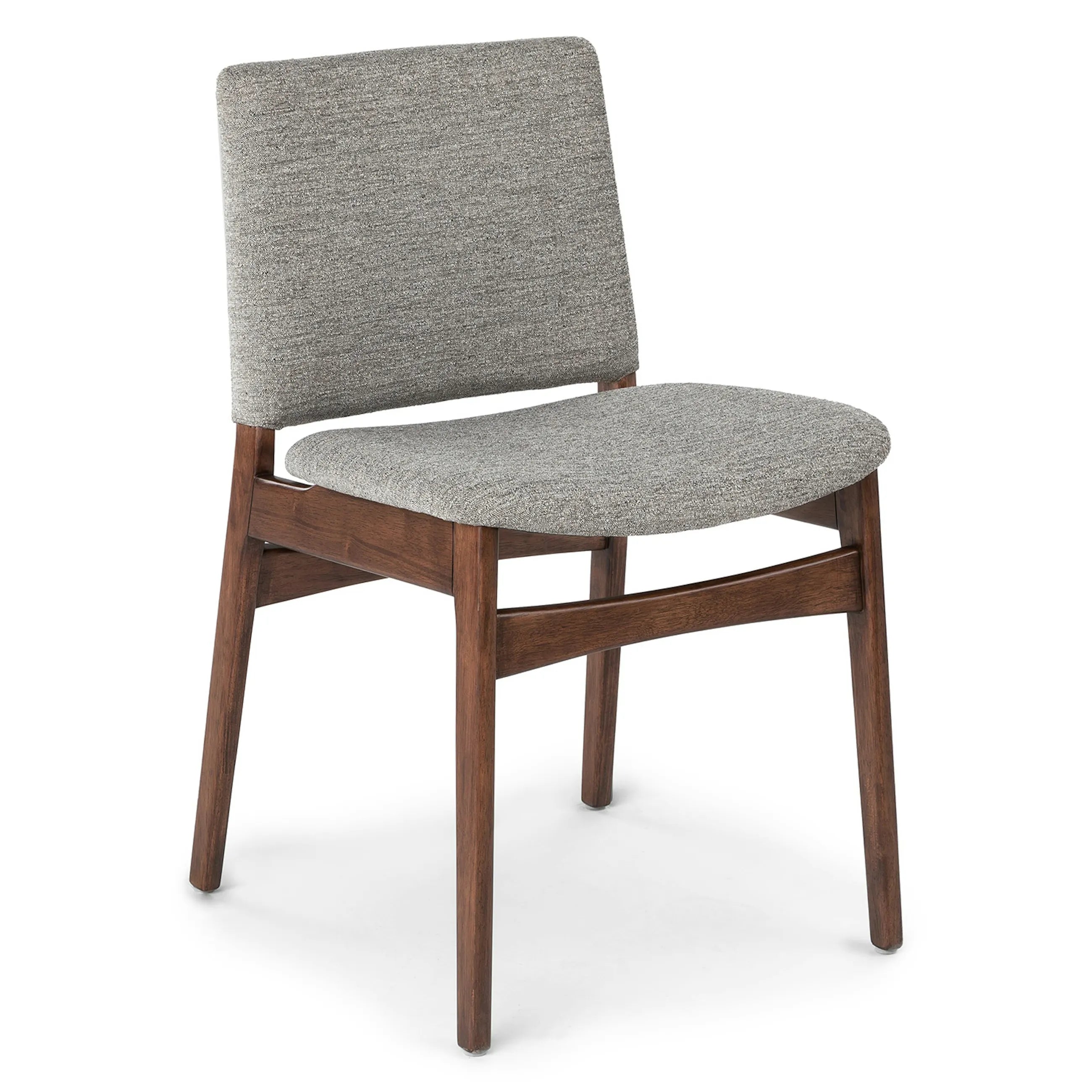 (Set of 6) Article Nosh Dining Chairs - Walnut And Quarry Gray