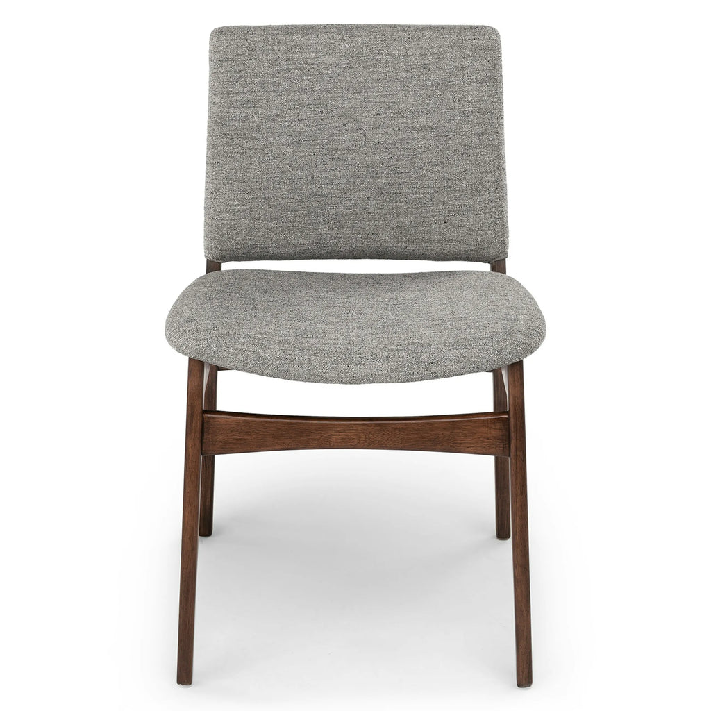 (Set of 6) Article Nosh Dining Chairs - Walnut And Quarry Gray