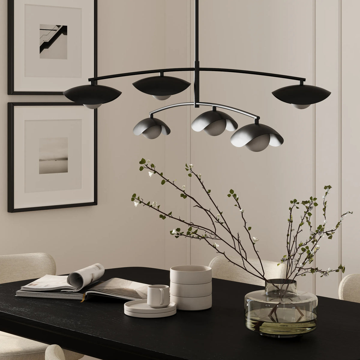 Coy Chandelier - Black