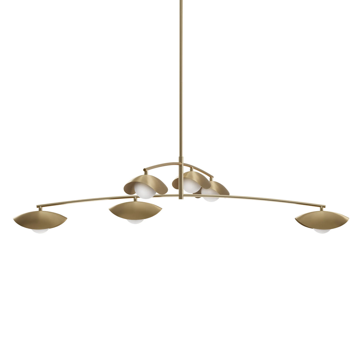 Coy Chandelier - Brass