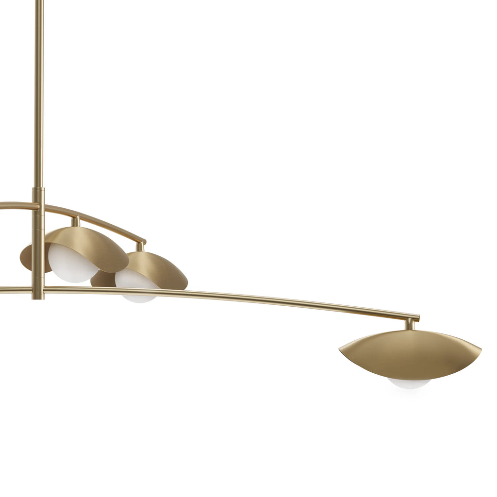 Coy Chandelier - Brass