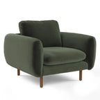 Article Sanders 37" Velvet Lounge Chair - Plush Pacific Green