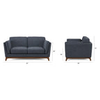 Article Ceni 61" Loveseat - Denim Blue