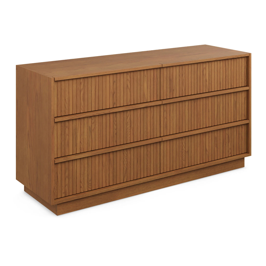 Article Kouva 6-Drawer Dresser - Smoked Oak