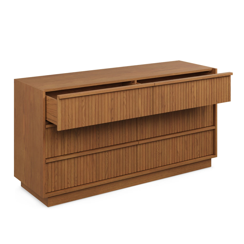 Article Kouva 6-Drawer Dresser - Smoked Oak