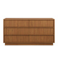 Article Kouva 6-Drawer Dresser - Smoked Oak