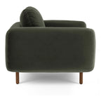 Article Sanders 37" Velvet Lounge Chair - Plush Pacific Green