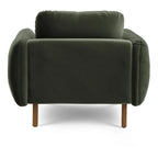 Article Sanders 37" Velvet Lounge Chair - Plush Pacific Green