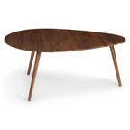 Article Amoeba Coffee & Side Table - Walnut