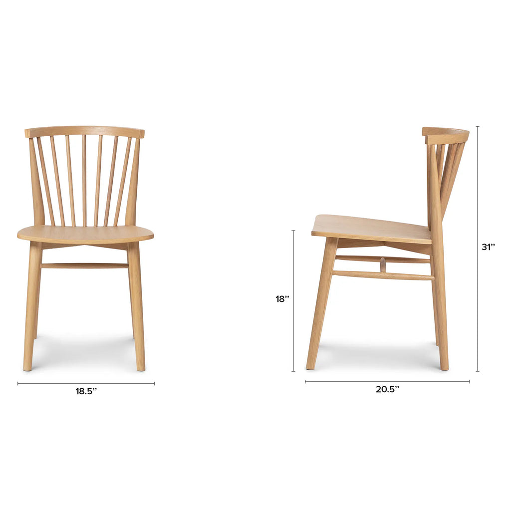 Rus Dining Chair - Light Oak