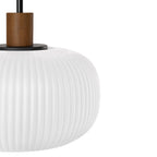 Kipp Glass Pendant Lamp - Walnut (Set of 2)